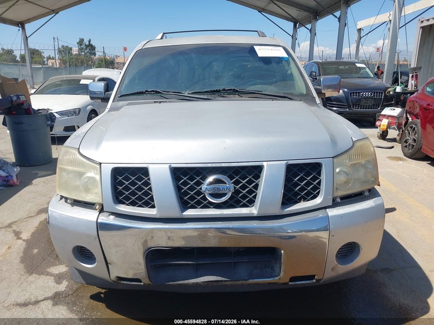 2007 Nissan Armada Se VIN: 5N1AA08A87N718144 Lot: 45594828