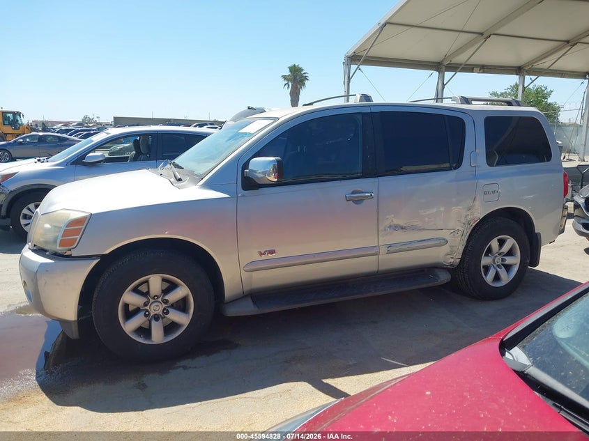 2007 Nissan Armada Se VIN: 5N1AA08A87N718144 Lot: 45594828