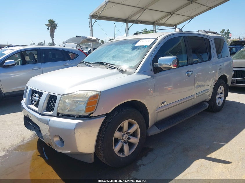 2007 Nissan Armada, Left Side, IAAI, VIN 5N1AA08A87N718144 — photo 2