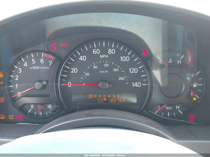 2007 Nissan Armada Se VIN: 5N1AA08A87N718144 Lot: 45594828