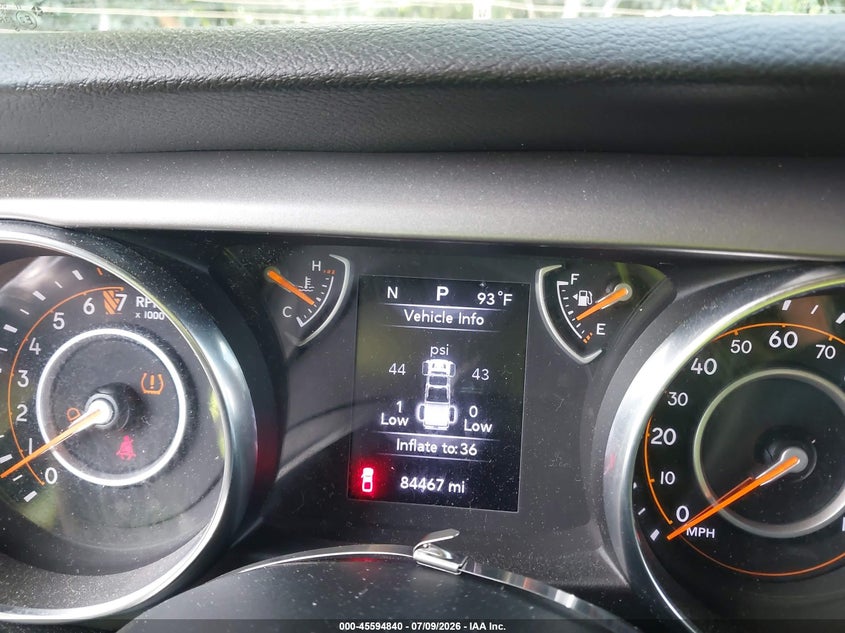 2020 Jeep Gladiator Sport S 4X4 VIN: 1C6HJTAGXLL126874 Lot: 45594840