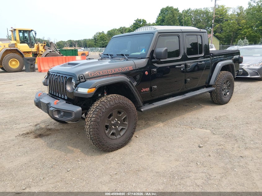 Vin: 1c6jjteg7ll207097, lot: 46093228, jeep gladiator mojave 4x4 20202