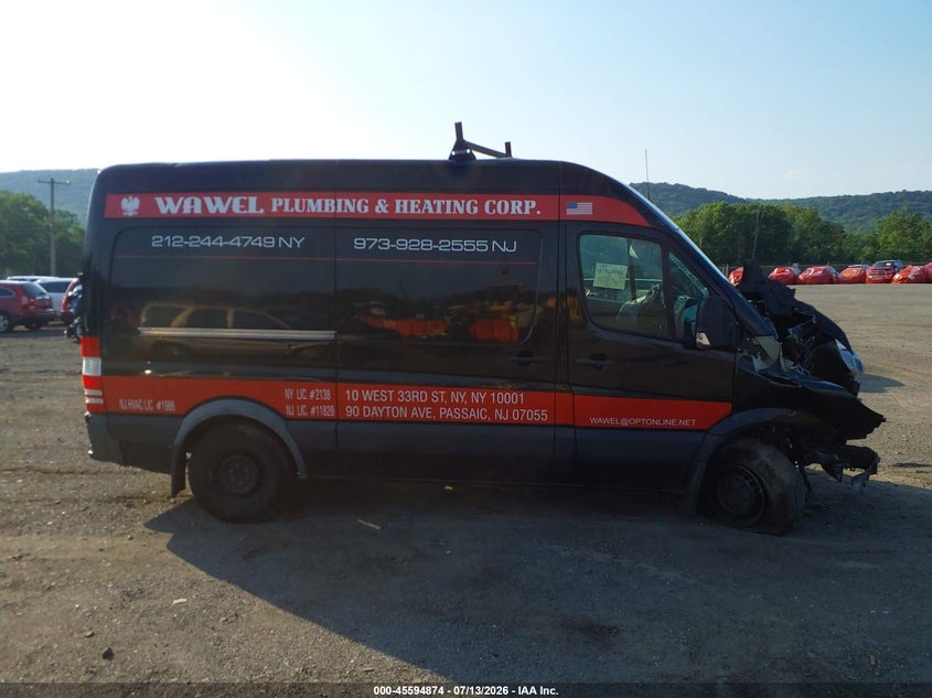 2016 Mercedes-Benz Sprinter 2500 Normal Roof VIN: WD3PE7DD2GP349713 Lot: 45594874
