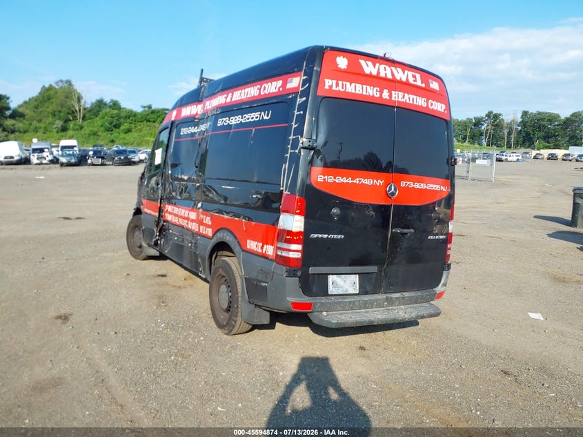 Vin: wd3pe7dd2gp349713, lot: 46093251, mercedes-benz sprinter 2500 normal roof 20163