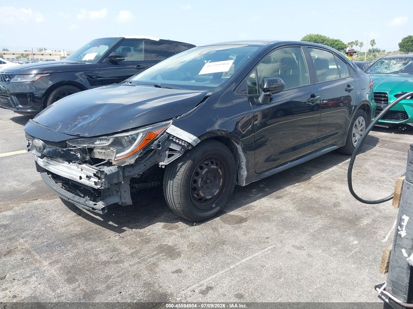 2020 Toyota Corolla, Front End, IAAI, VIN JTDDPRAE9LJ087875 — photo 2