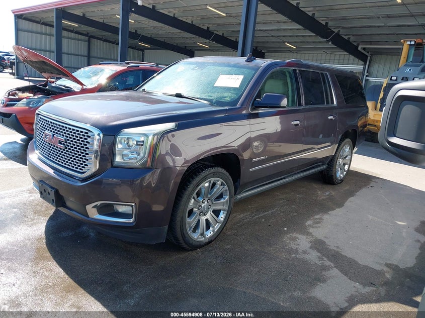 Vin: 1gks2jkj1fr682376, lot: 46093285, gmc yukon xl 1500 denali 20152