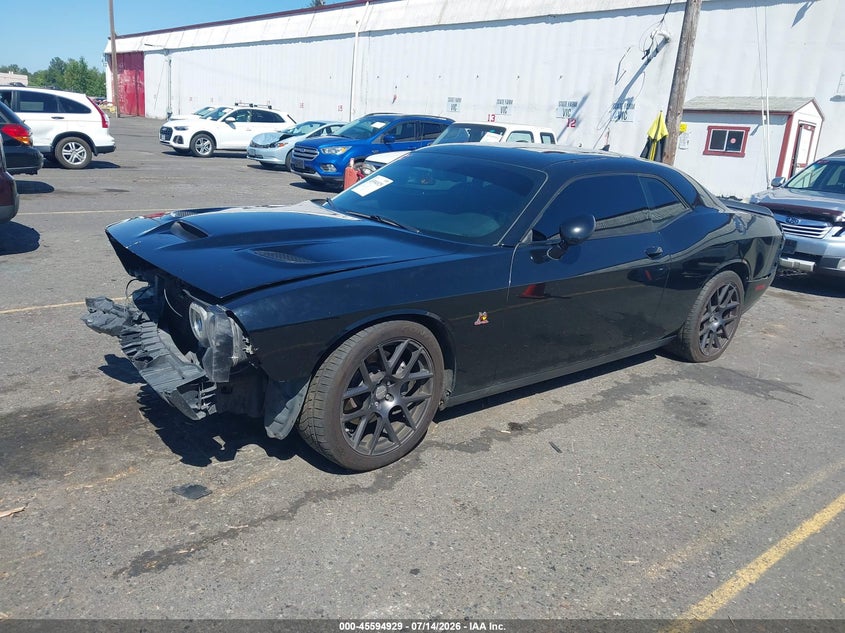 Vin: 2c3cdzfj2gh285199, lot: 46093306, dodge challenger r/t scat pack 20162