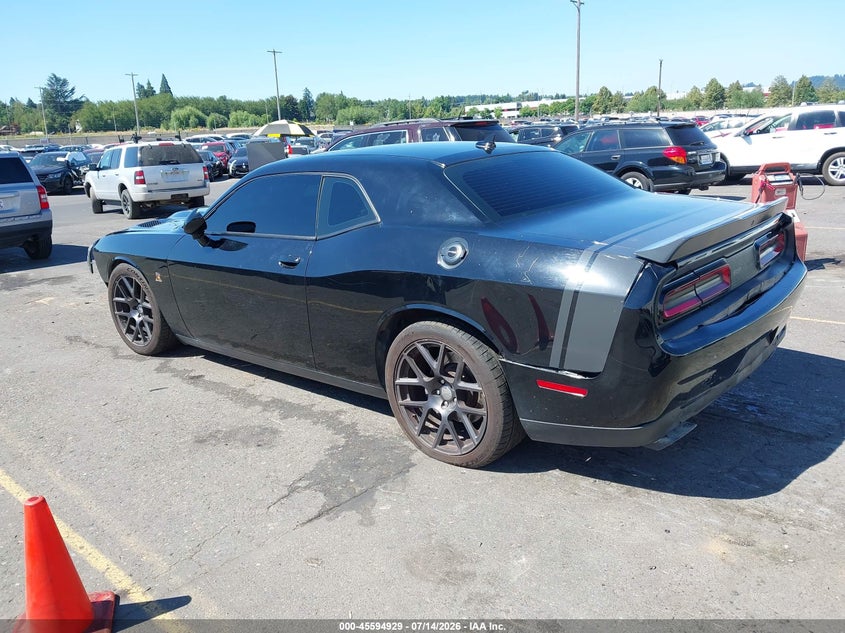 Vin: 2c3cdzfj2gh285199, lot: 46093306, dodge challenger r/t scat pack 20163