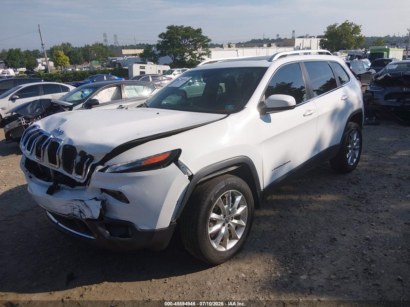 2015 Jeep Cherokee, Front End, IAAI, VIN 1C4PJMDS2FW502433 — photo 2