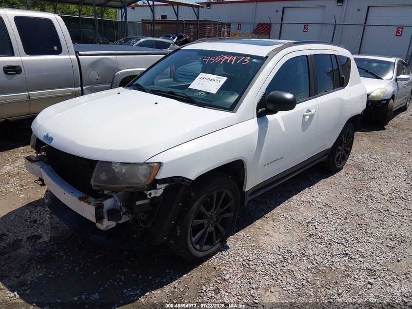 Vin: 1c4njdeb4cd689719, lot: 46093350, jeep compass latitude 20122