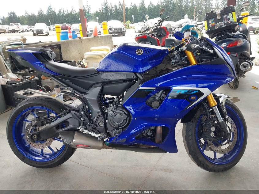 2025 Yamaha Yzfr7 VIN: JYARM38E0SA019542 Lot: 45595010