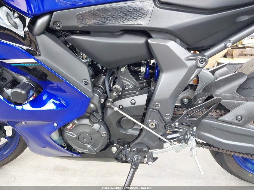 2025 Yamaha Yzfr7 VIN: JYARM38E0SA019542 Lot: 45595010