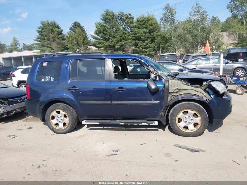 2014 Honda Pilot Lx VIN: 5FNYF4H26EB015013 Lot: 45595013