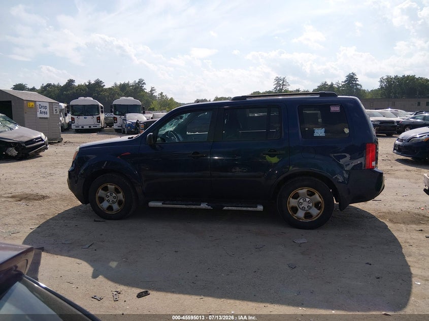 2014 Honda Pilot Lx VIN: 5FNYF4H26EB015013 Lot: 45595013