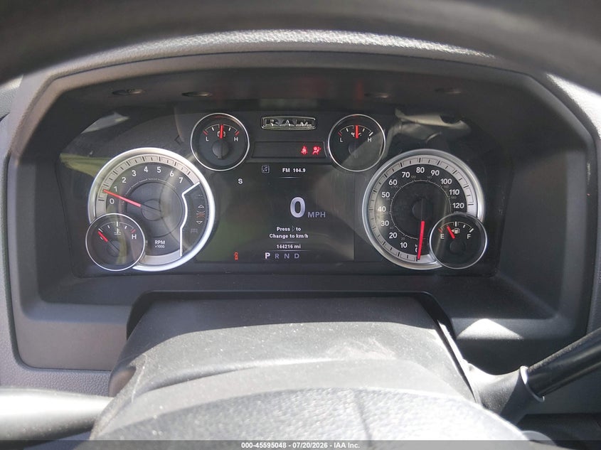 2013 Ram 1500 Express VIN: 1C6RR6FT3DS700405 Lot: 45595048