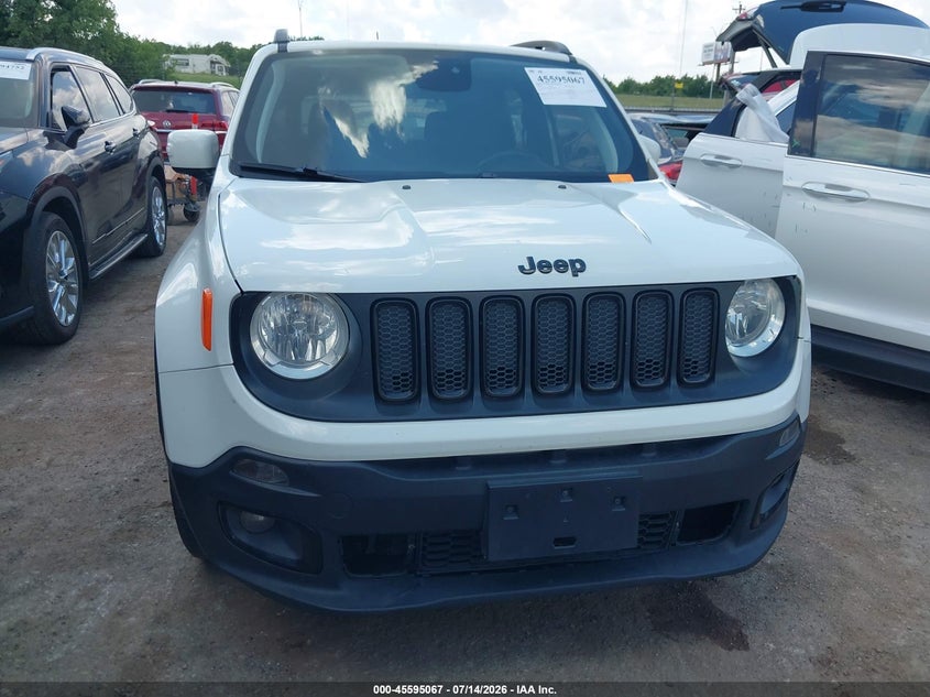 2018 Jeep Renegade Altitude Fwd VIN: ZACCJABB0JPH00109 Lot: 45595067