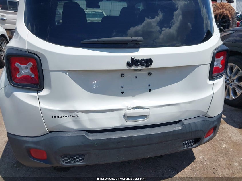 2018 Jeep Renegade Altitude Fwd VIN: ZACCJABB0JPH00109 Lot: 45595067