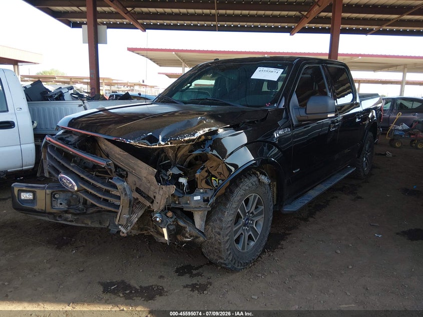 2016 Ford F-150, Front End, IAAI, VIN 1FTEW1EP8GKF84386 — photo 2