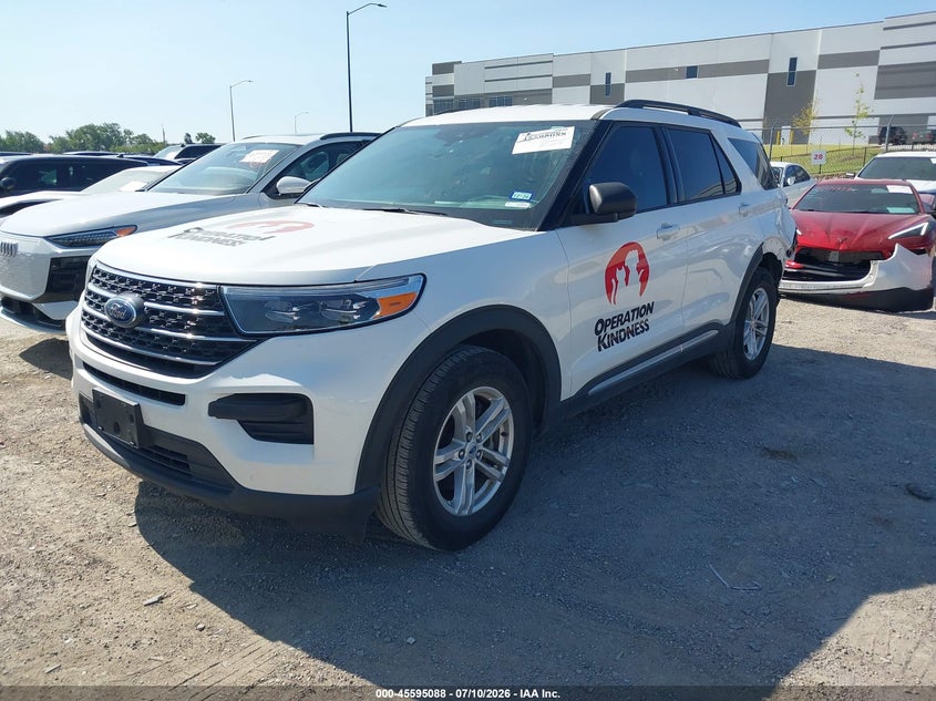 Vin: 1fmsk7dh3pgc10908, lot: 46093465, ford explorer xlt 20232