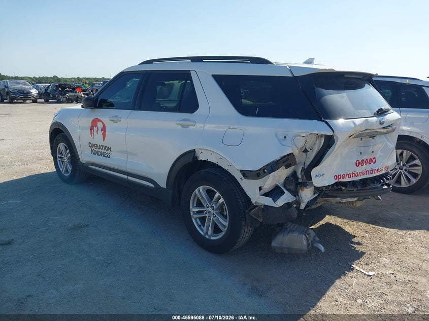 Vin: 1fmsk7dh3pgc10908, lot: 46093465, ford explorer xlt 20233