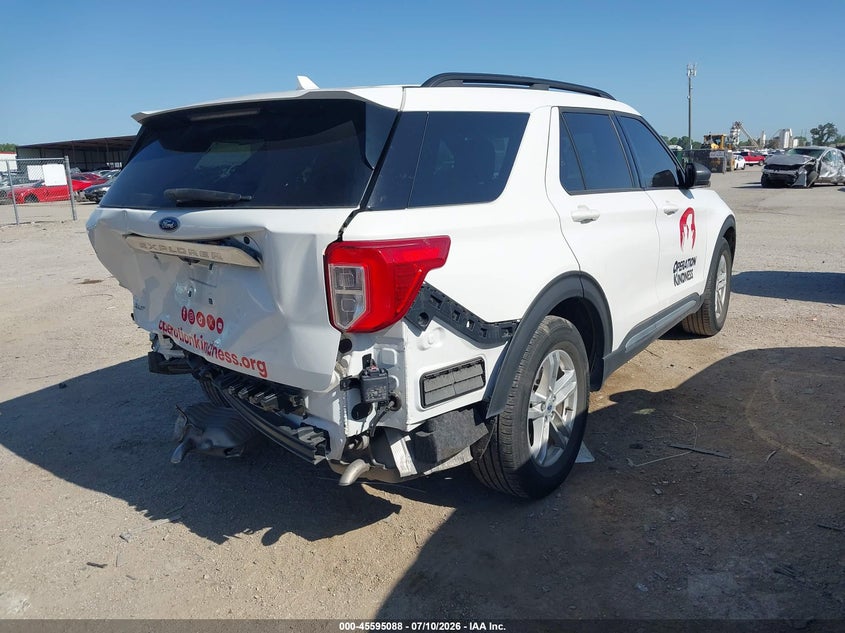 Vin: 1fmsk7dh3pgc10908, lot: 46093465, ford explorer xlt 20234