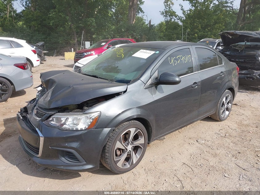 2017 Chevrolet Sonic, Удар спереди, IAAI, VIN 1G1JF5SBXH4113370 — фото 2