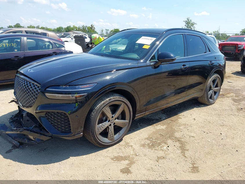 Vin: kmumcdtc8su206696, lot: 46093507, genesis gv70 3.5t awd sport 20252
