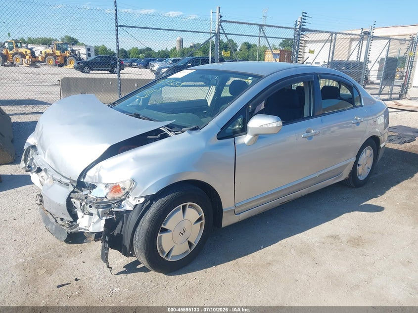 2008 Honda Civic, Front End, IAAI, VIN JHMFA36218S009287 — photo 2