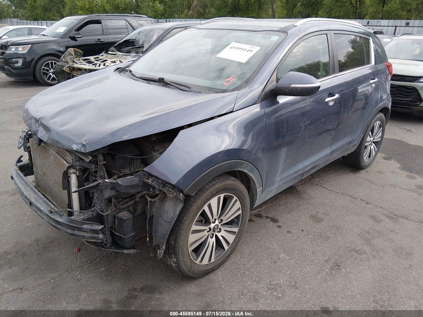 2016 Kia Sportage, Удар спереду, IAAI, VIN KNDPC3AC0G7849689 — фото 2