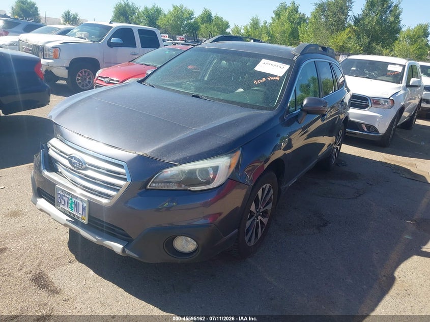 Vin: 4s4bsanc7f3311746, lot: 46093539, subaru outback 2.5i limited 20152