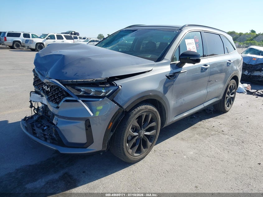 Vin: 5xyrk4lf1ng135806, lot: 46093548, kia sorento sx prestige 20222