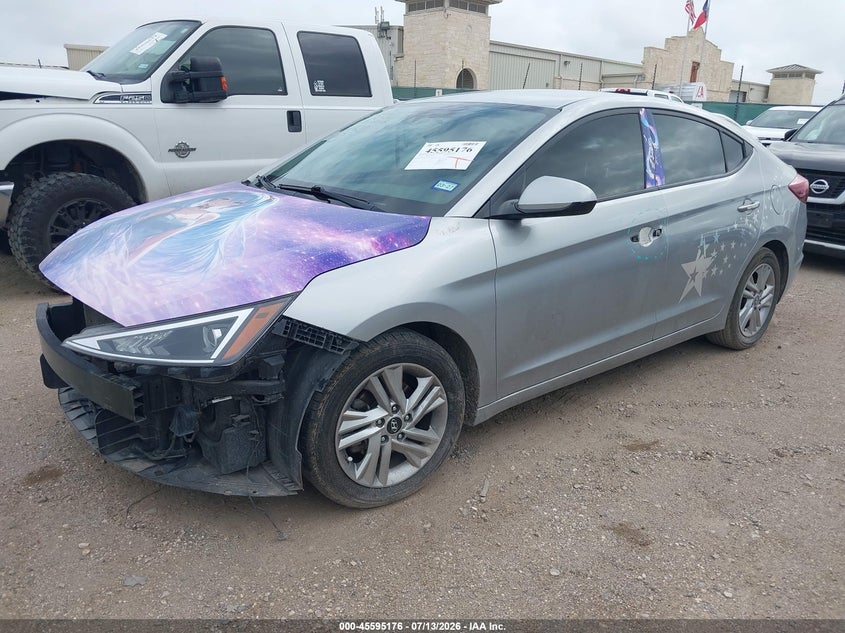 2020 Hyundai Elantra Sel, Угон, IAAI, VIN 5NPD84LF4LH607723 — фото 2