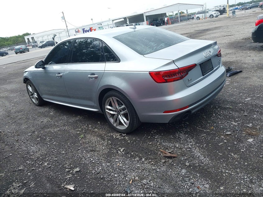 Vin: waukmaf44hn048738, lot: 46093561, audi a4 season of audi ultra premium 20173
