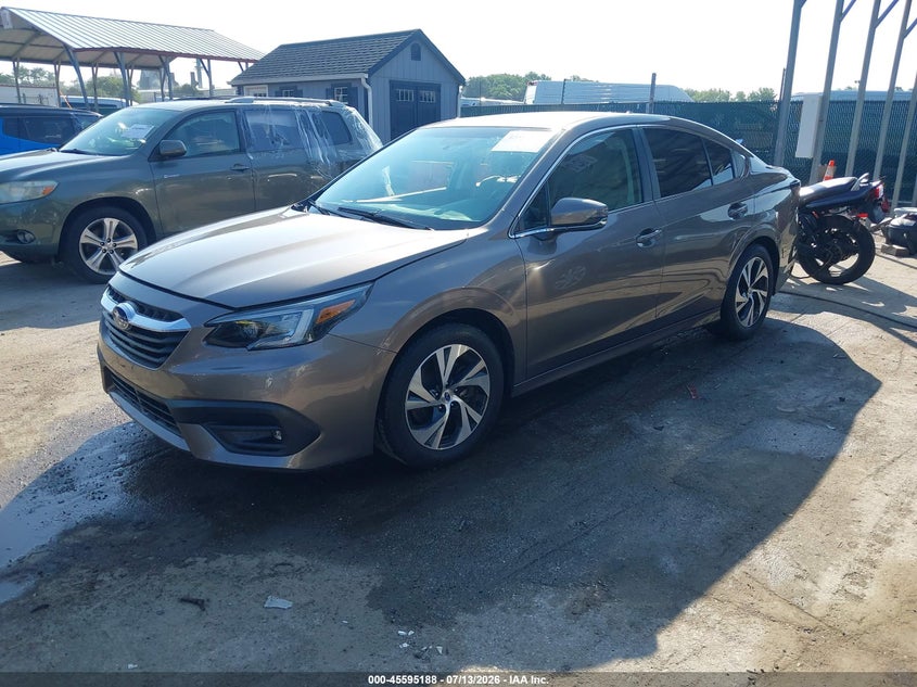 2022 Subaru Legacy, Right Side, IAAI, VIN 4S3BWAD65N3015269 — photo 2