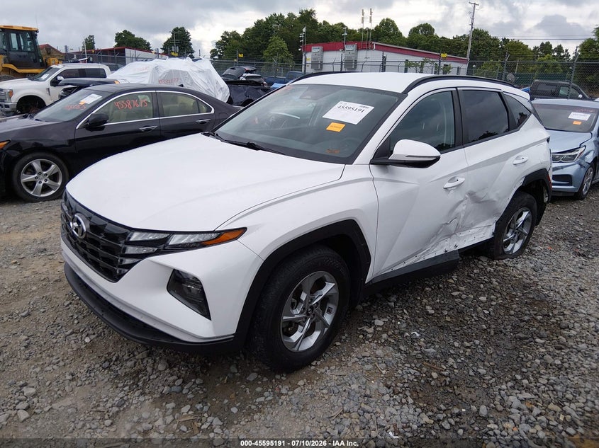 2023 Hyundai Tucson, Левый бок, IAAI, VIN 5NMJBCAE1PH190900 — фото 2