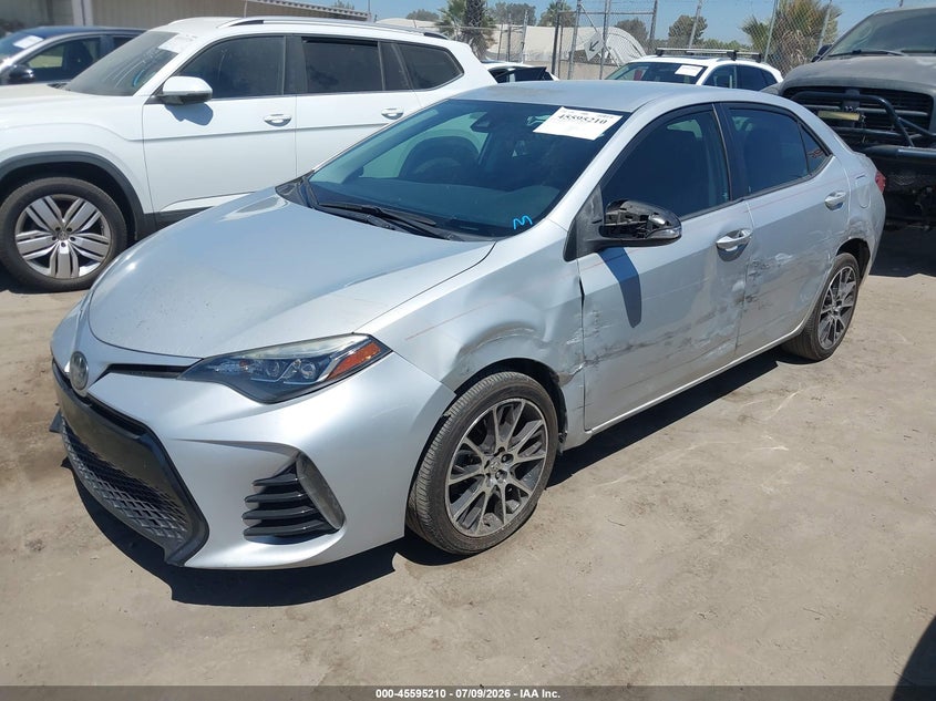 2017 Toyota Corolla, Левый бок, IAAI, VIN 5YFBURHE7HP620461 — фото 2