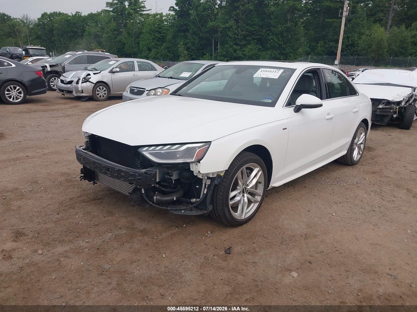 Vin: waueaaf47mn003633, lot: 46093589, audi a4 premium plus 45 tfsi s line quattro s tronic 20212