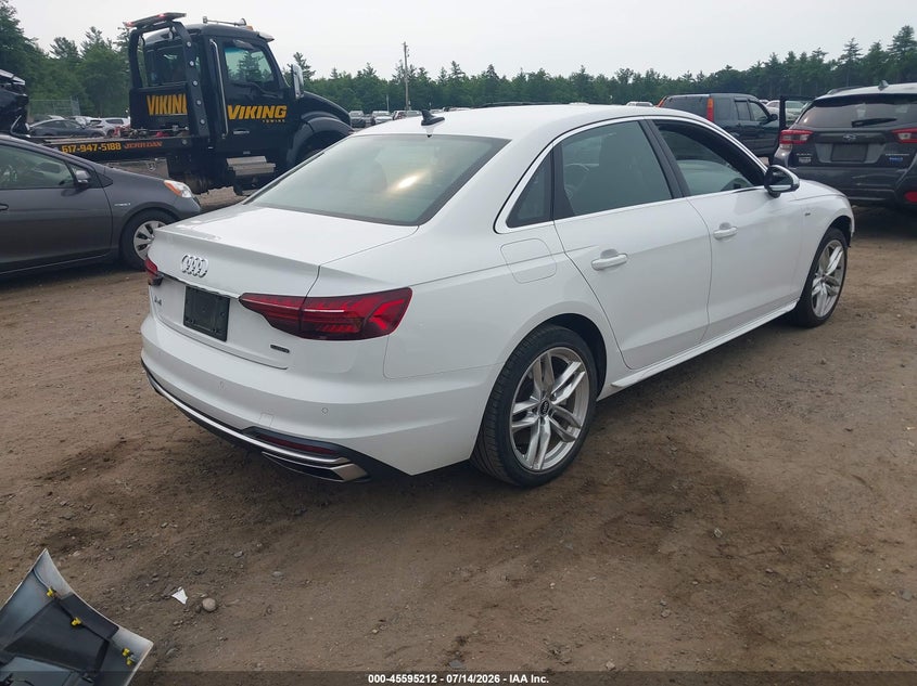 Vin: waueaaf47mn003633, lot: 46093589, audi a4 premium plus 45 tfsi s line quattro s tronic 20214