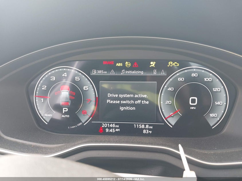 2021 Audi A4 Premium Plus 45 Tfsi S Line Quattro S Tronic VIN: WAUEAAF47MN003633 Lot: 45595212