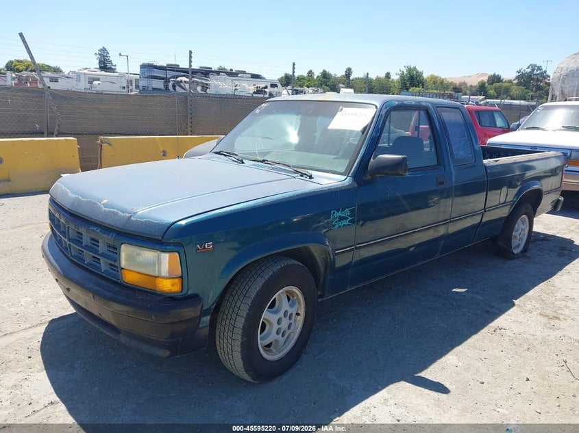 1995 DODGE DAKOTA COUPE 3.9L V6 FI OHV 12V F2