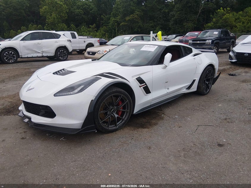 Vin: 1g1y12d73h5117520, lot: 46093602, chevrolet corvette grand sport 20172