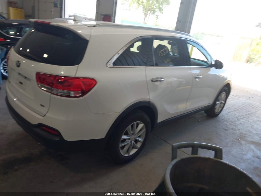 Vin: 5xypgda32jg415696, lot: 46093615, kia sorento 2.4l lx 20184