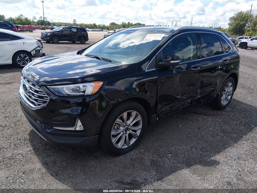 Vin: 2fmpk3k93kbc23524, lot: 46093631, ford edge titanium 20192