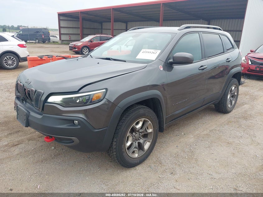 2019 Jeep Cherokee, Front End, IAAI, VIN 1C4PJMBX8KD484430 — photo 2