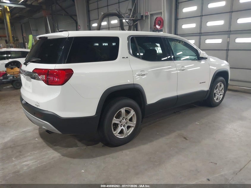 Vin: 1gkknkla0hz247041, lot: 46093640, gmc acadia sle-1 20174