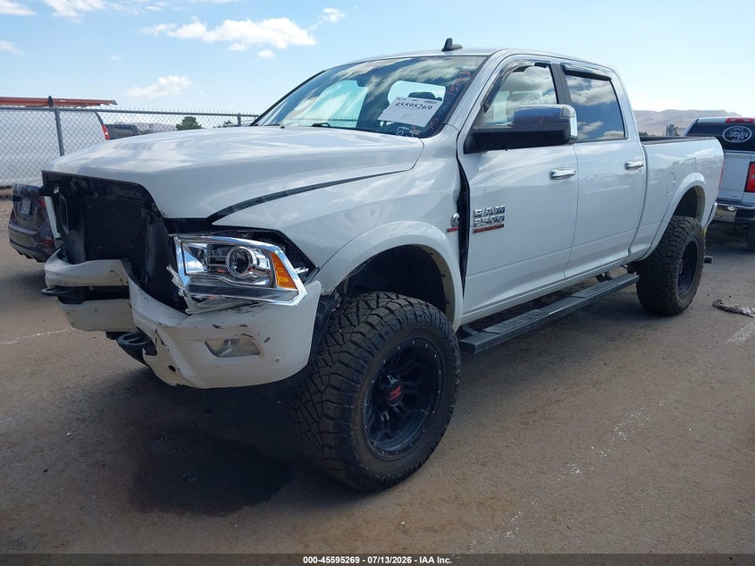 Vin: 3c6ur5fl5jg216677, lot: 46093646, ram 2500 laramie  4x4 6'4 box 20182