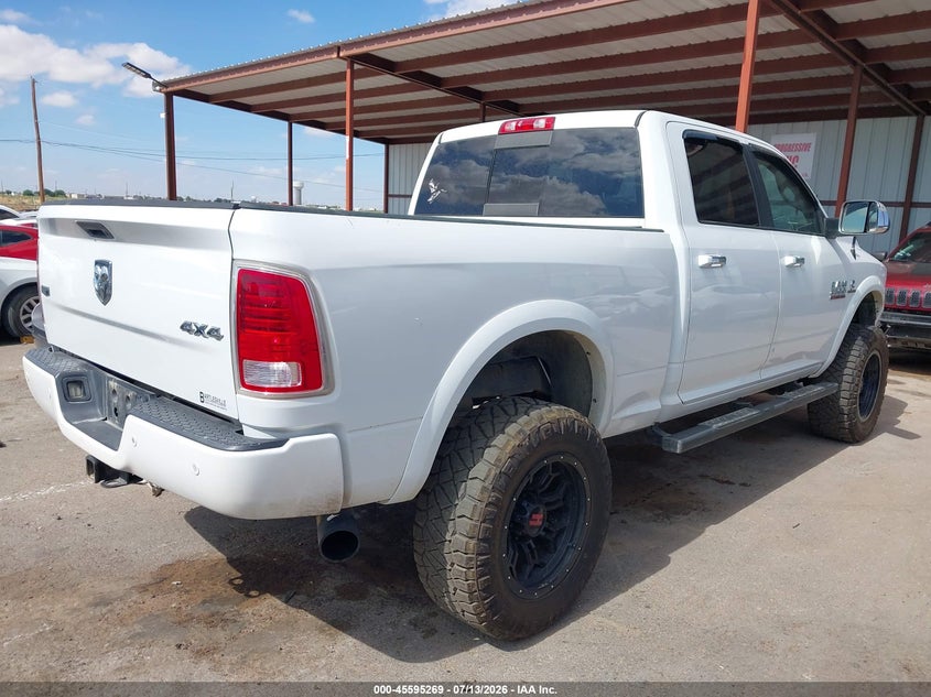 Vin: 3c6ur5fl5jg216677, lot: 46093646, ram 2500 laramie  4x4 6'4 box 20184