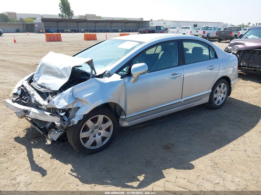 2008 Honda Civic Lx 1HGFA16598L068454 photo 1