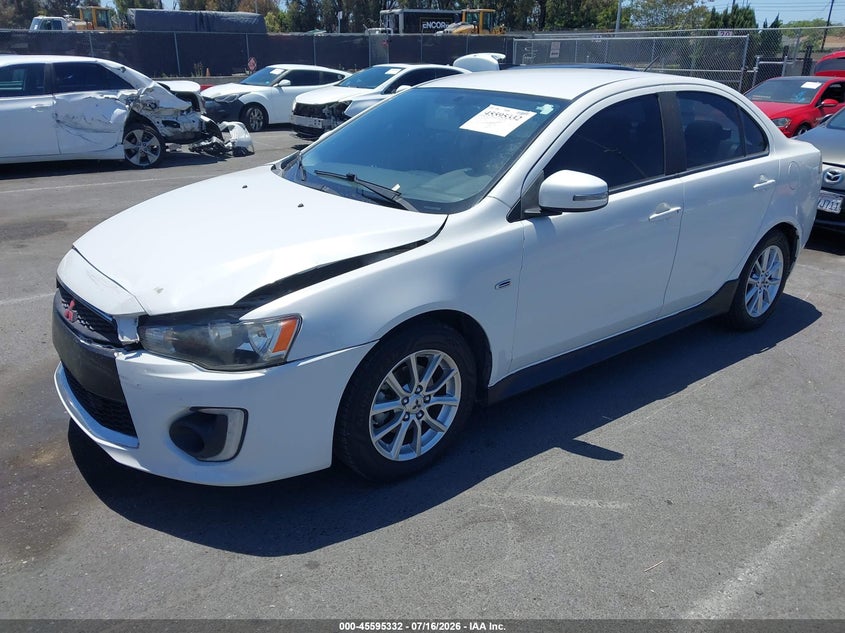 Vin: ja32u2fu4gu001897, lot: 46093709, mitsubishi lancer es 20162