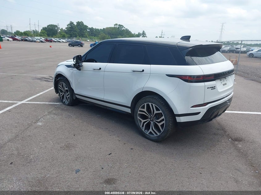 Vin: salzl2gx0lh043619, lot: 46093712, land rover range rover evoque r-dynamic se 20203